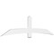 Ekena Millwork Bellingham Architectural Grade PVC Gable Bracket, 96"W x 24"H x 2"D x 6"F, 6/12 Pitch GBP096X24X0206BEL00 - alternate 1